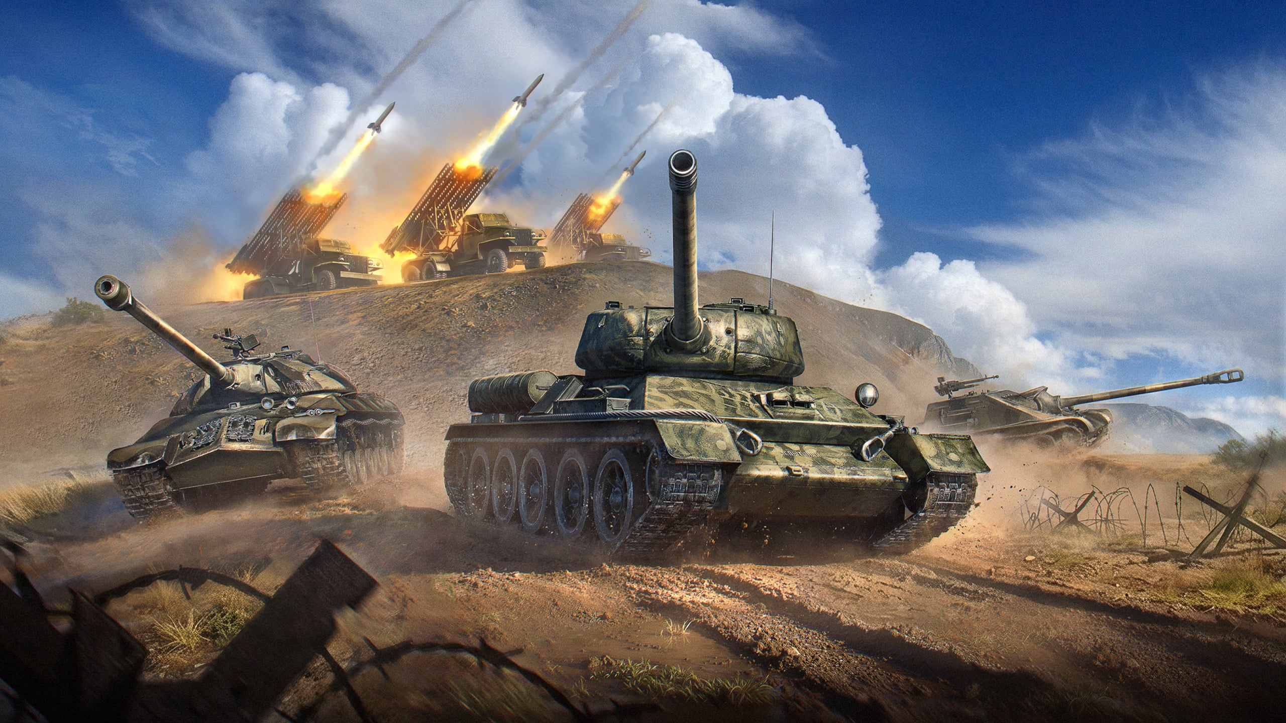 Боевая сцена «Мира танков» 3